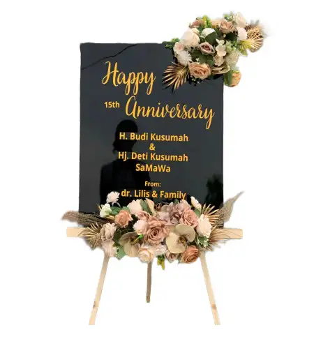Papan Bunga Akrilik Kombay