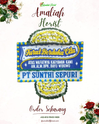 Papan Bunga Duka di Kombay