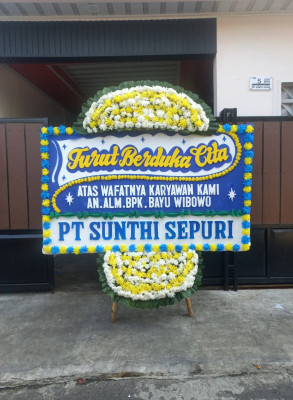 Papan Bunga Duka di Kombay